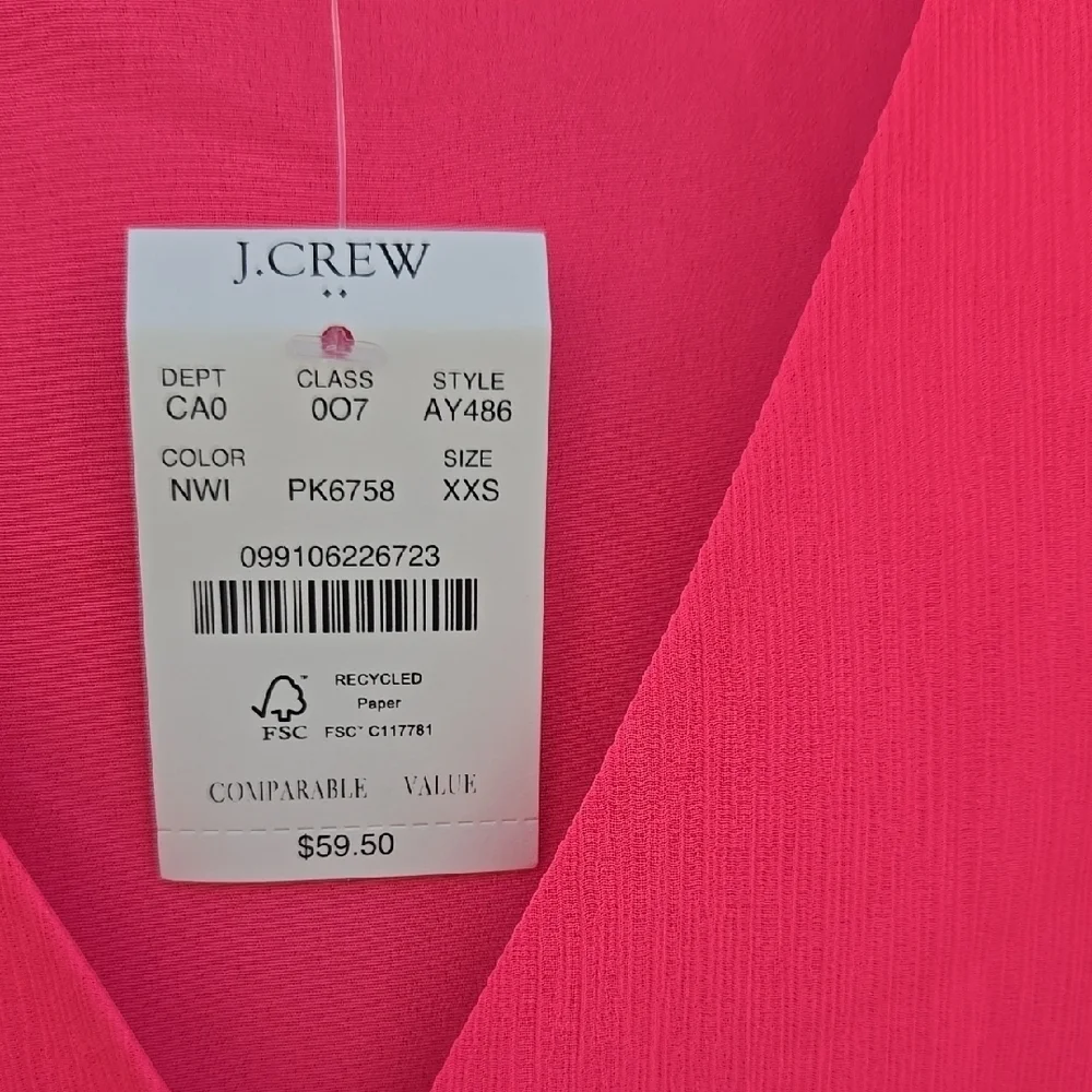 J. Crew Pink Women's Top